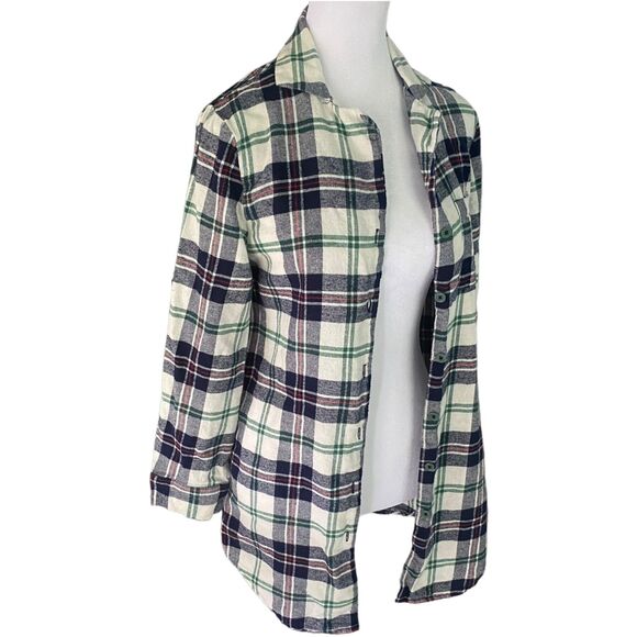 Primark Women Plaid Flannel  100% Cotton Shirt Dress XS 2-4 - Picture 1 of 10
